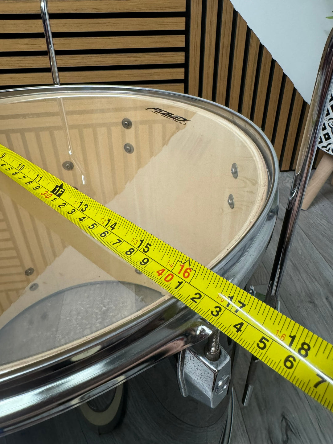 Peavey Floor Tom Drum 16”x16” / with Legs / Black #WI82