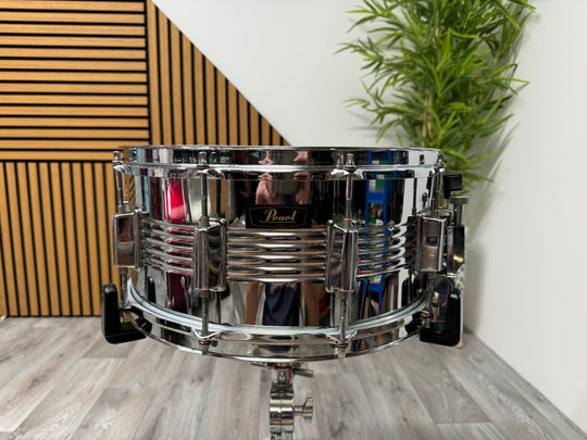 Vintage Pearl 14” x 6.5” Snare Drum / 10-Lug / Steel Shell #OF28