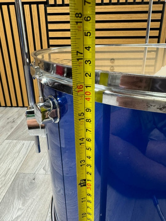 BlackRat Floor Tom Drum 16”x16” / with Legs / Blue #WI83