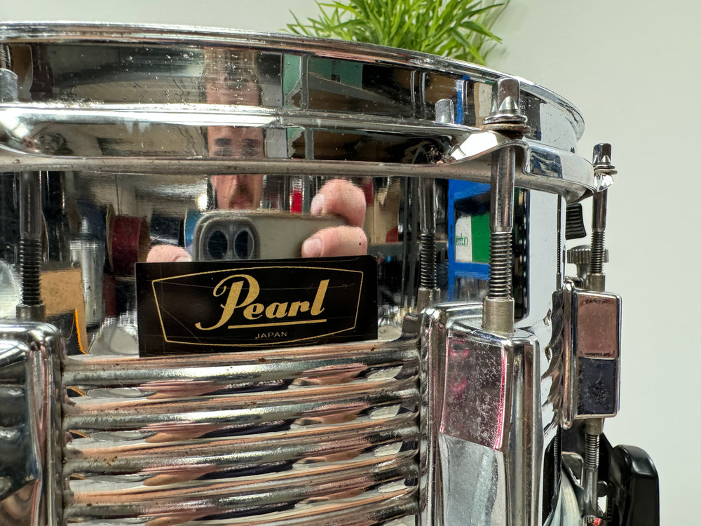 Vintage Pearl 14” x 6.5” Snare Drum / 10-Lug / Steel Shell #OF28