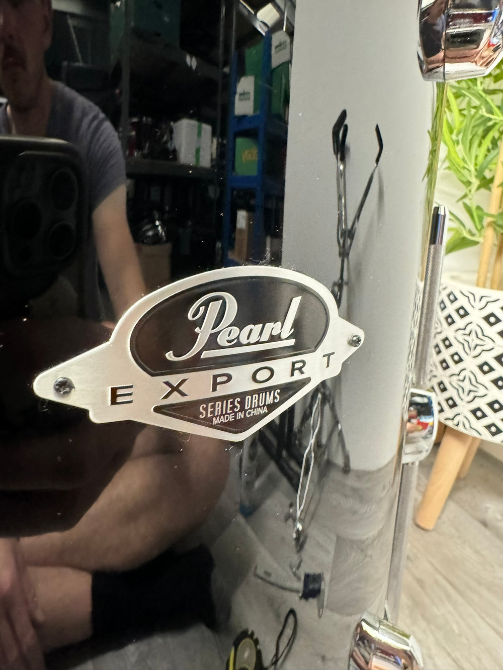 Pearl Export EXX Floor Tom Drum 14”x14” / Black #WG84