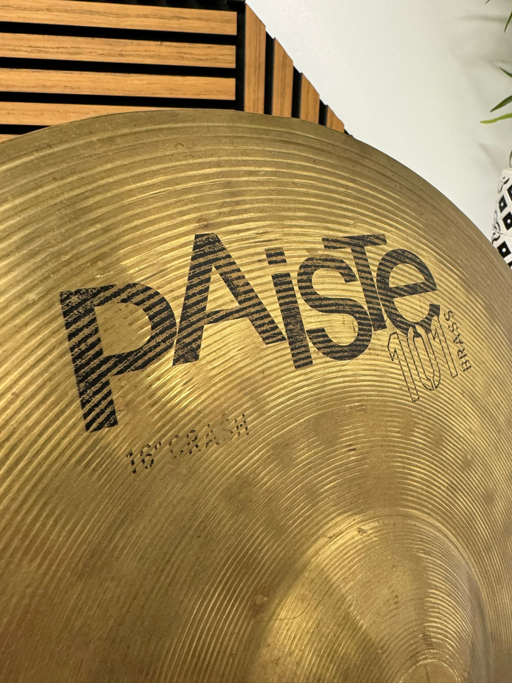 Paiste 101 Brass Crash 16"/40cm Cymbal / Accessory #VQ2