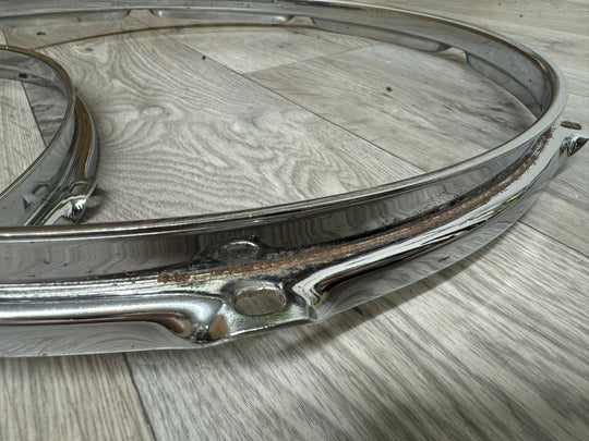Pearl 16” Drum Hoops Rims 8-Lug Hardware Tension #WI88