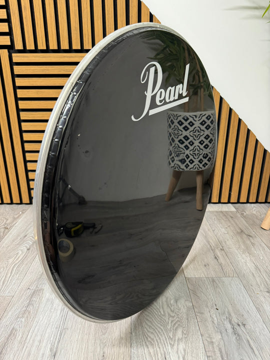 Pearl Resonant Bass 22" Drum Head / Black #WI96
