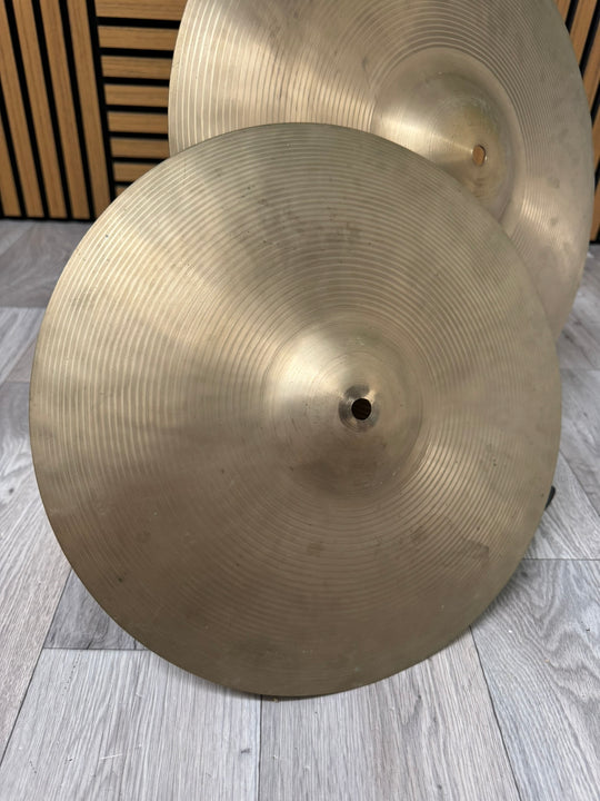 Beginner Cymbal Set Hi Hats & Crash/Ride 14" 16" #WI102