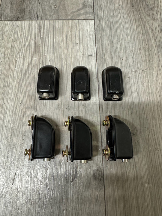 Black Tom Drum Spares Lugs 30mm Hardware Set Of 6 #VP70