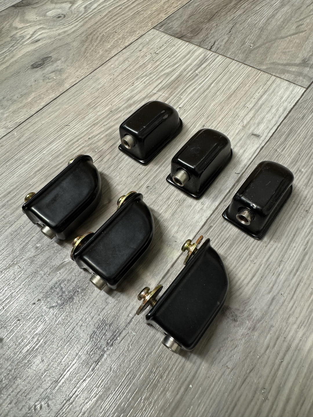 Black Tom Drum Spares Lugs 30mm Hardware Set Of 6 #VP70