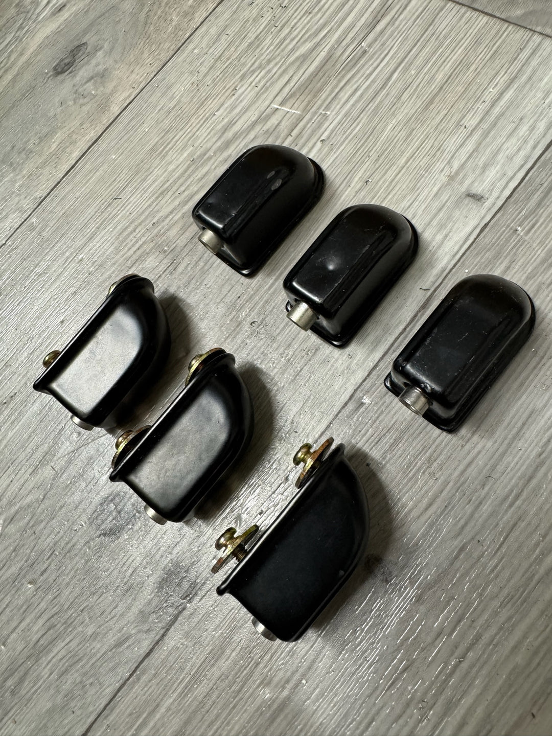 Black Tom Drum Spares Lugs 30mm Hardware Set Of 6 #VP70