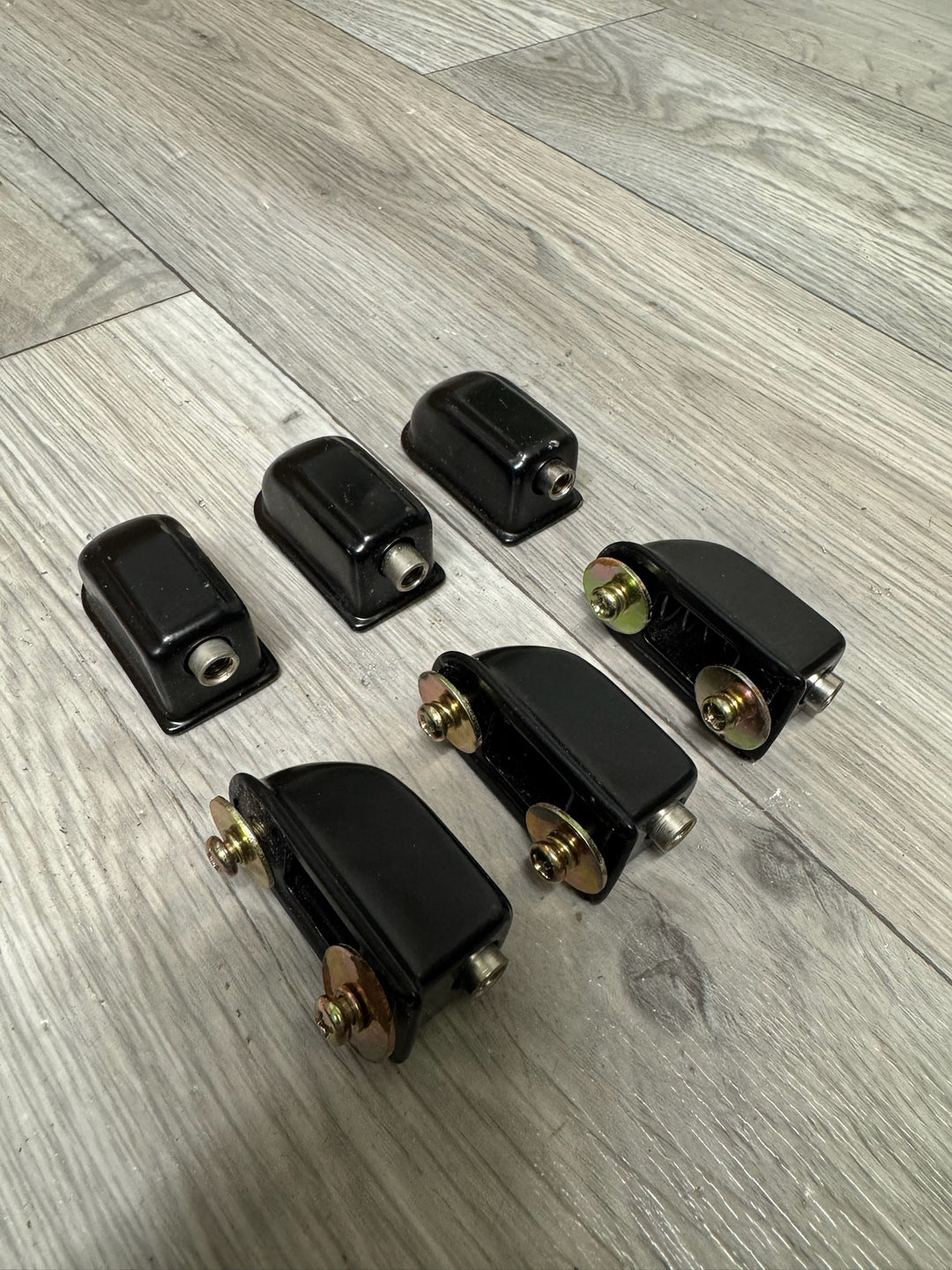 Black Tom Drum Spares Lugs 30mm Hardware Set Of 6 #VP70