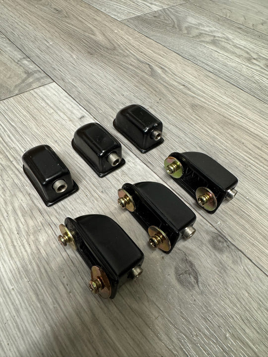 Black Tom Drum Spares Lugs 30mm Hardware Set Of 6 #VP70