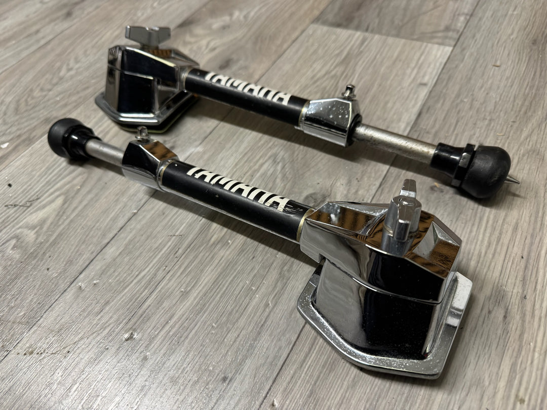 Vintage Premier Bass Drum Spurs Legs Hardware Mounts (Pair) #VP73