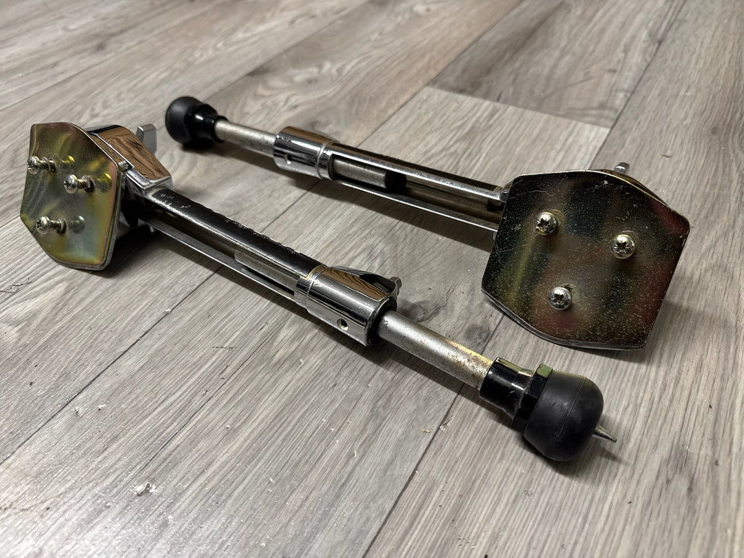 Vintage Premier Bass Drum Spurs Legs Hardware Mounts (Pair) #VP73