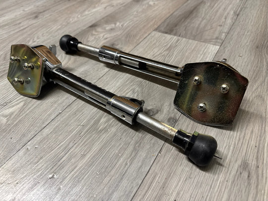 Vintage Premier Bass Drum Spurs Legs Hardware Mounts (Pair) #VP73