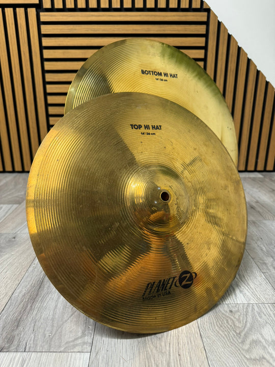 Zildjian Planet Z Hi Hats 14"/35cm Cymbals (Pair) #WI113