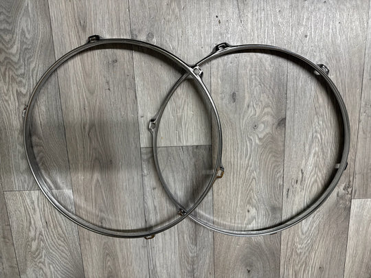 Tom Drum 14” 6-Lug Hoops Rims Hardware Tension #VP78