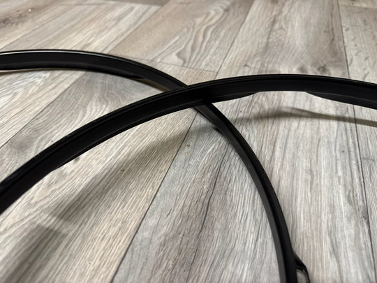 Black Tom Drum 16” 6-Lug Hoops Rims Hardware Tension #VP79