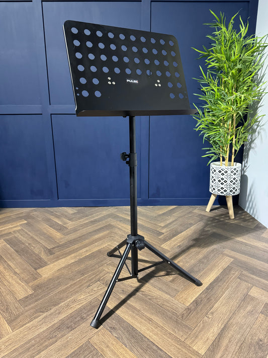 Pulse Music Stand Sheet Music / Heavy Duty Drum Hardware #NQ64