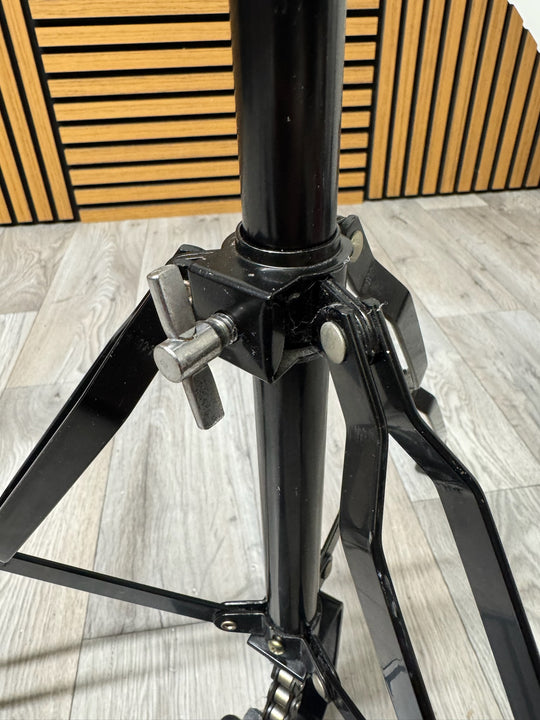 Black Hi Hat Cymbal Stand Double Braced / Hardware #VP90
