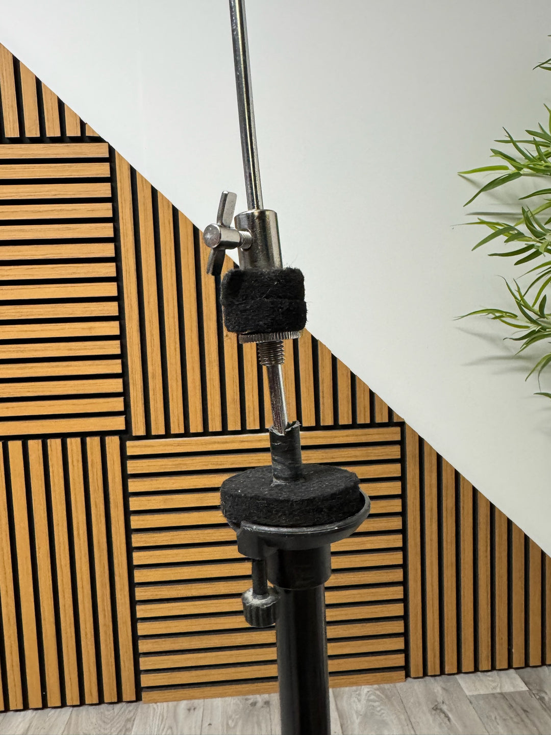 Black Hi Hat Cymbal Stand Double Braced / Hardware #VP90