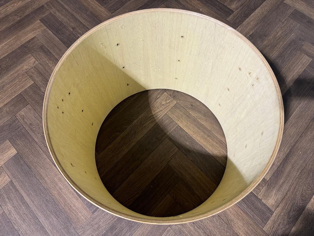 Yamaha Stage Custom Advantage Bass Drum Shell 22”x17” Bare Wood Project #MW50