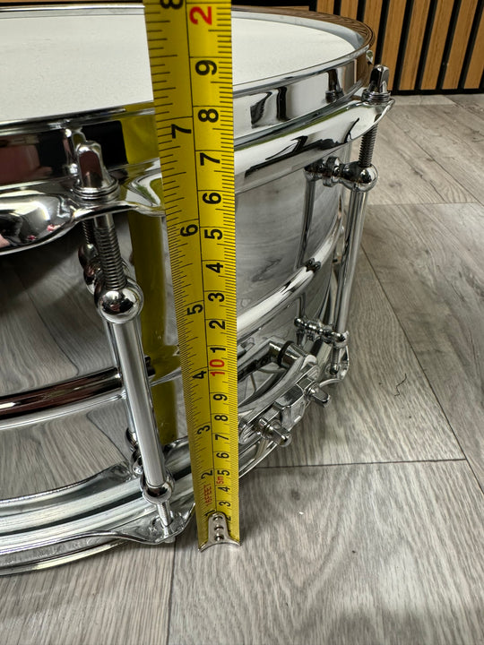 Ludwig Supralite Snare Drum 14”x6.5” / 10-Lug / Steel Shell #VR36