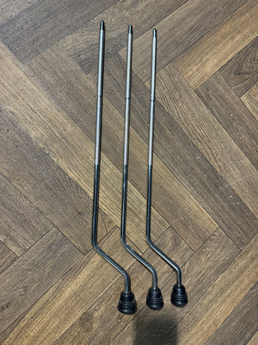 Pearl Floor Tom Drum Leg Stands Spares / Hardware x3 #NQ82
