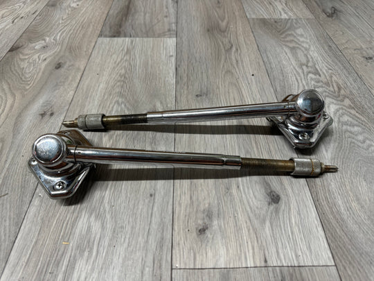 Vintage Pearl Bass Drum Spurs Legs Hardware Mounts (Pair) #OF74