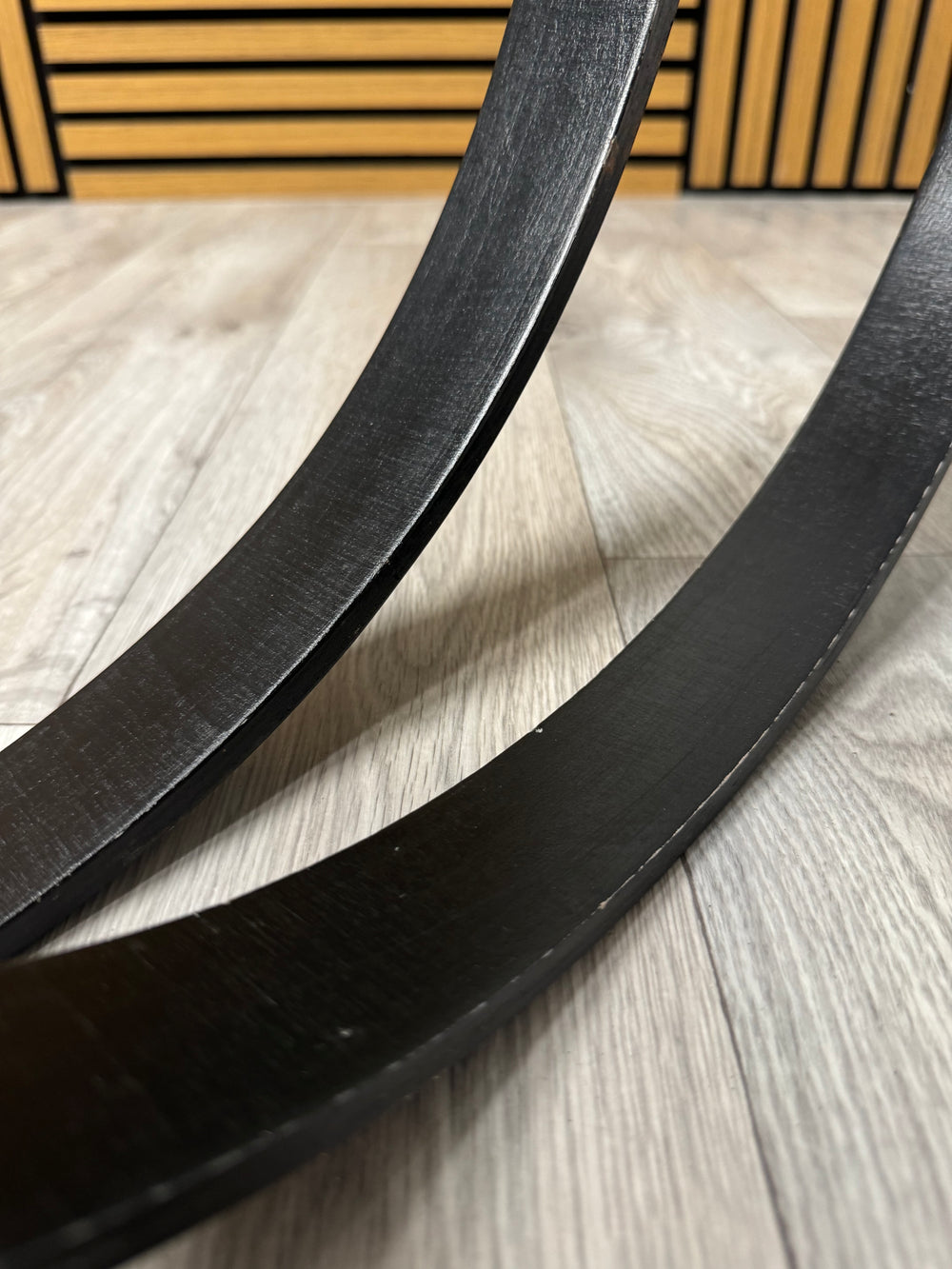 Bass Drum 18” Wooden Hoops Rims Hardware / Black #OF89
