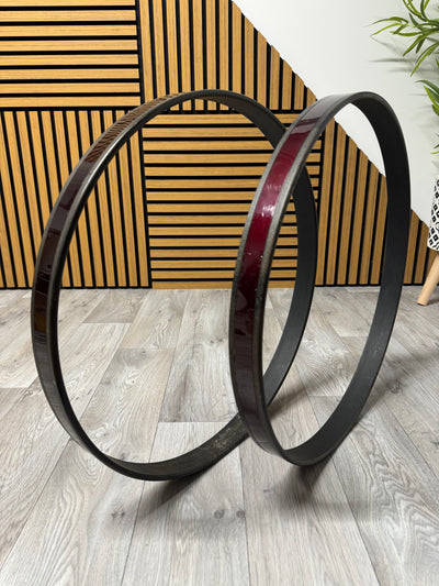Pearl Maple Bass Drum 20” Wooden Hoops Rims Hardware / 70's #OF90