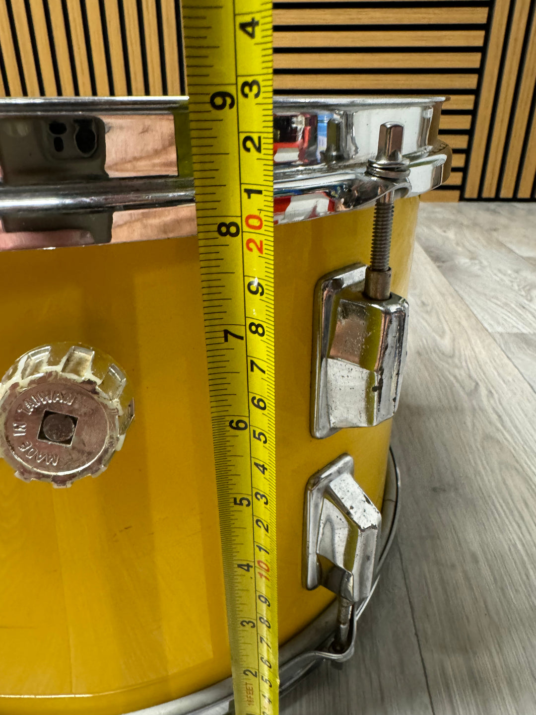 Pearl 70's 12"x 8" Rack Tom Drum / Drum Hardware / Yellow #OF92