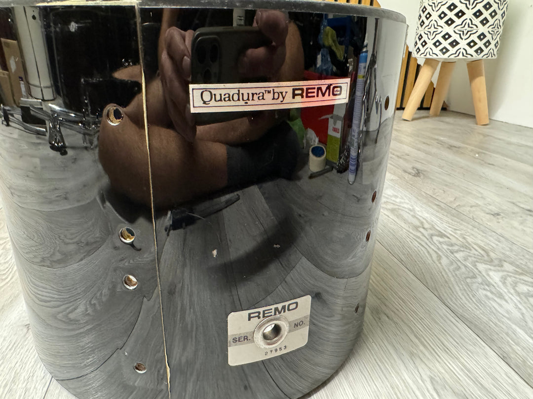 REMO Quadura Tom Drum Shell 10”x8” Bare Wood Project #OF98