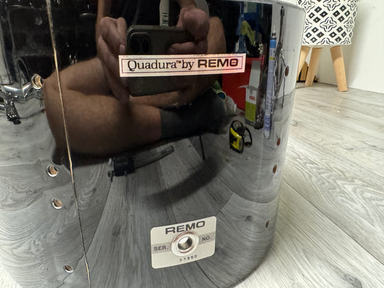 REMO Quadura Tom Drum Shell 12”x8” Bare Wood Project #OF99