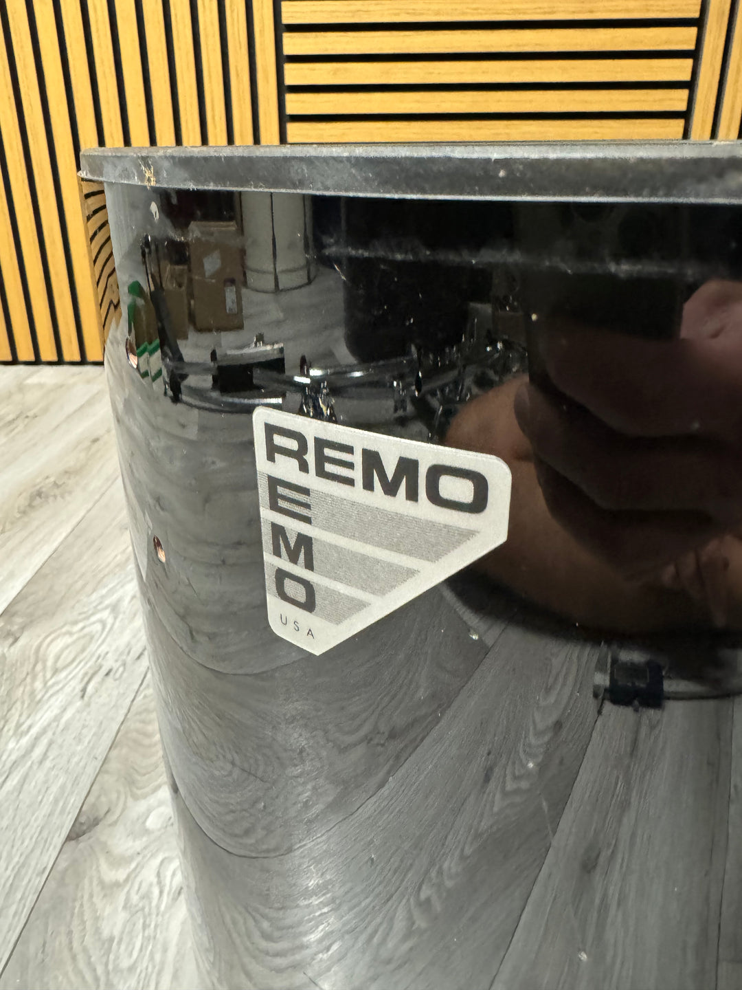 REMO Quadura Tom Drum Shell 14”x14” Bare Wood Project #OF100