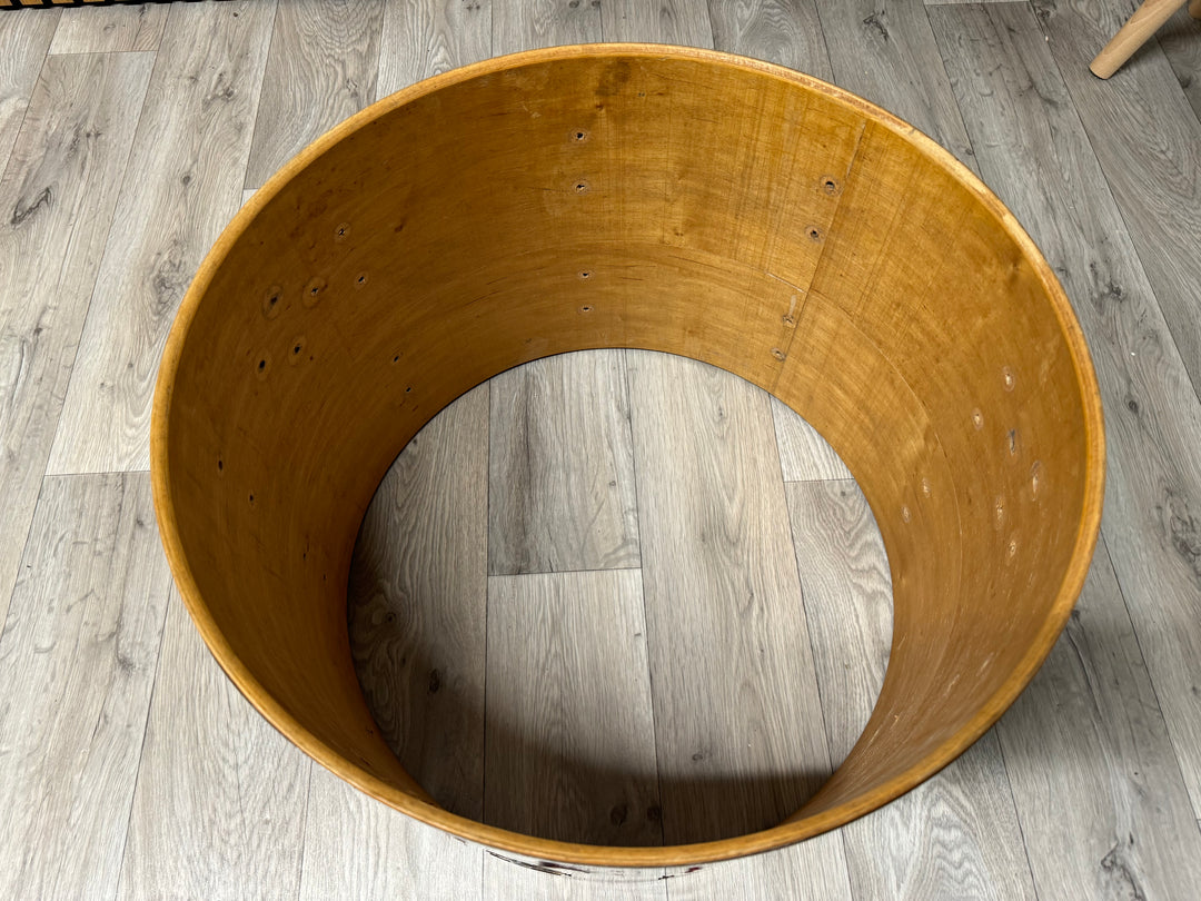 Pearl Maple Bass Drum Shell 20”x14” Bare Wood Project #OF102