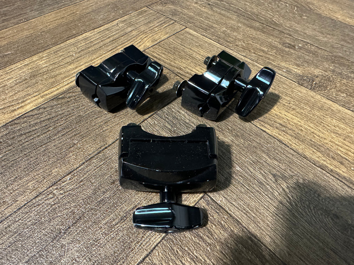 Pearl Vision Floor Tom Drum Leg Holders Hardware Mounts x3 / Black #MX52