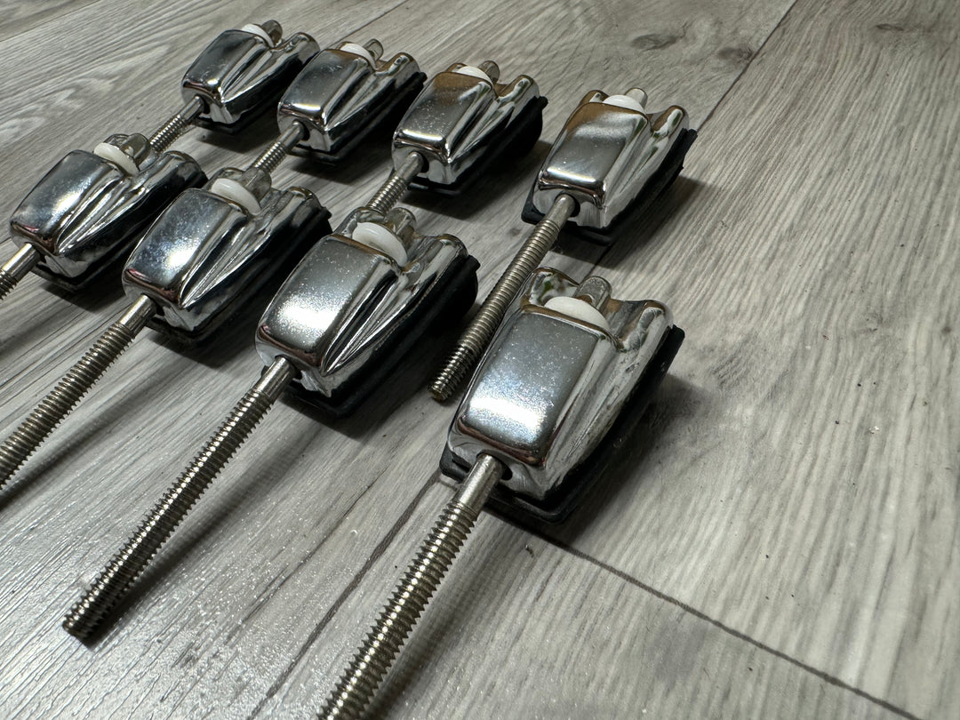 Mapex Meridian Bass Drum Tension Rods & Claws Hardware x8 #OF110