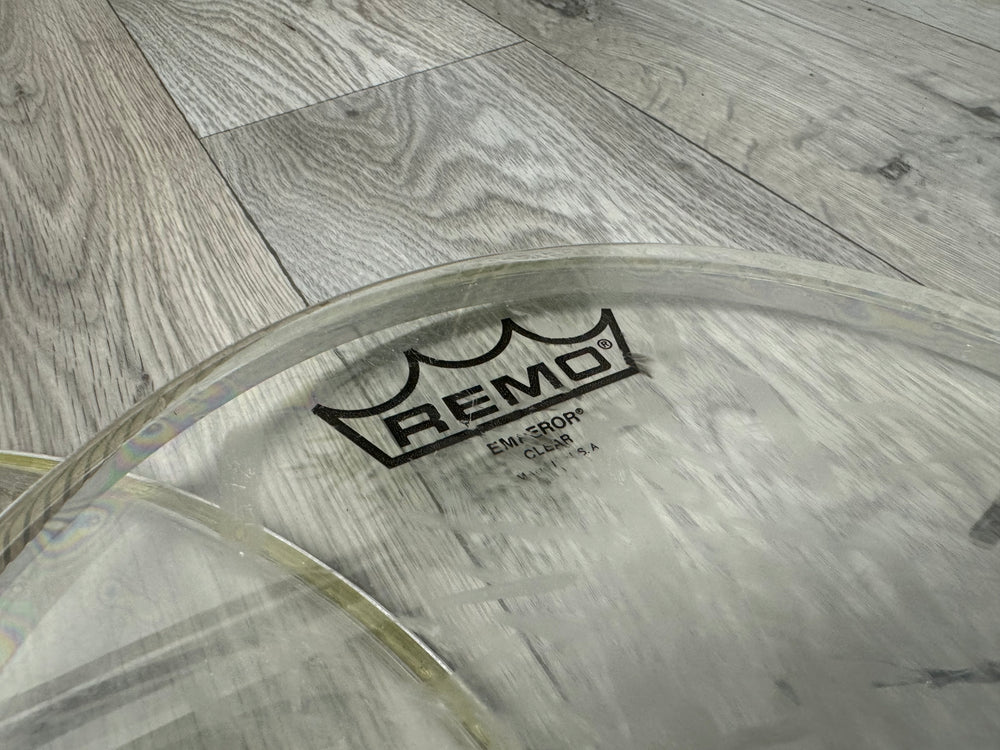 Remo Emperor Clear Tom Fusion Size Drum Heads Skins Set Of 3 #OG4
