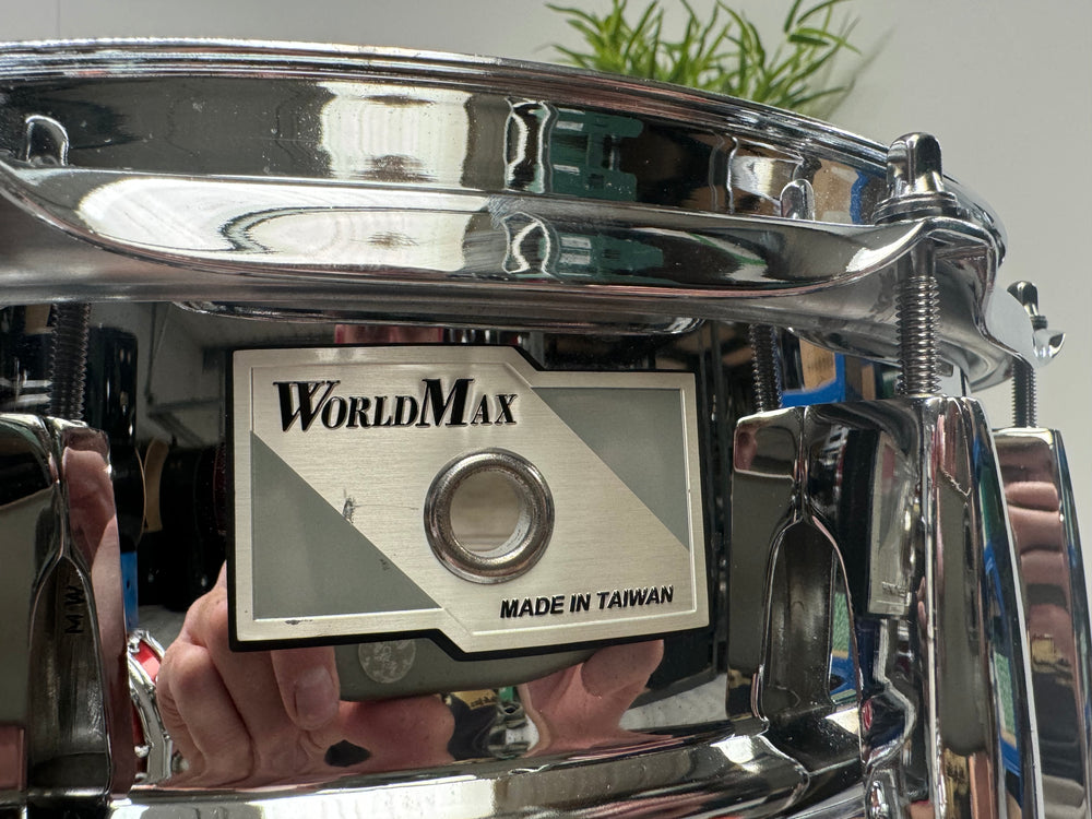 Worldmax 14” x 6.5” Snare Drum / 10-Lug / Chromed Beaded Steel Shell #OG8