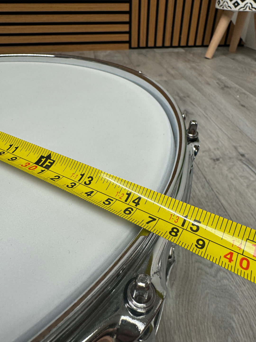 Worldmax 14” x 6.5” Snare Drum / 10-Lug / Chromed Beaded Steel Shell #OG8