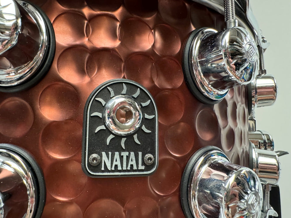 Natal 14” x 7” Snare Drum Hand Hammered / 10-Lug / Copper Finish Shell #OG9