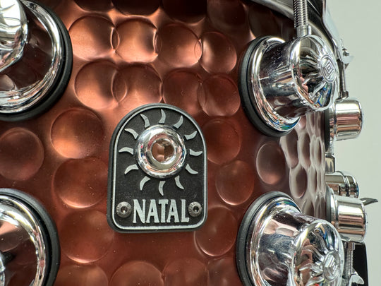 Natal 14” x 7” Snare Drum Hand Hammered / 10-Lug / Copper Finish Shell #OG9