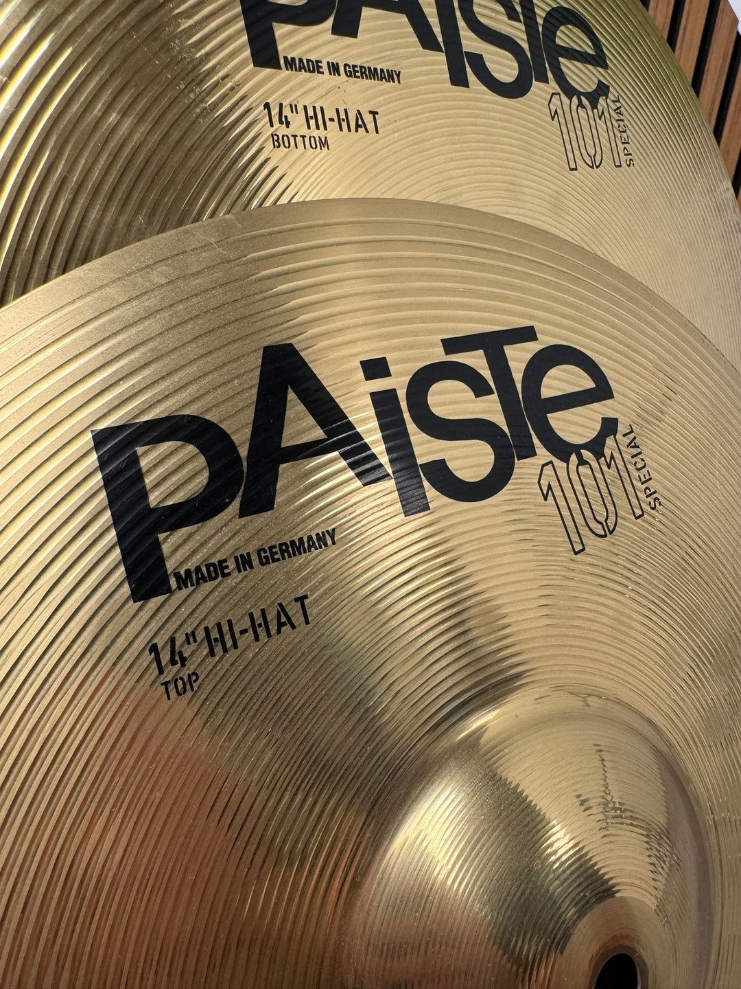 Paiste 101 Special Hi Hats 14"/35cm Cymbals (Pair) #WK21