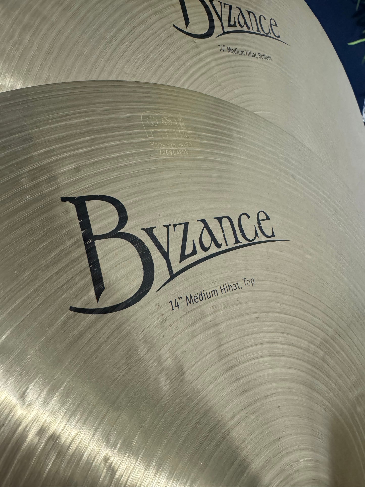 Meinl Byzance Traditional Medium 14”/36cm Hi Hat Cymbals (Pair) #MX70