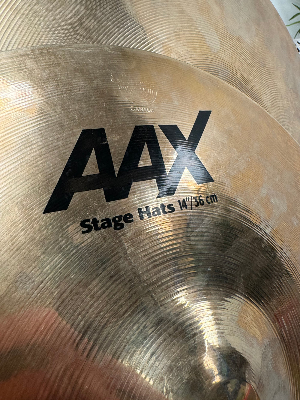Sabian AAX Stage Hats 14”/36cm Hi Hat Cymbals (Pair) #OG14