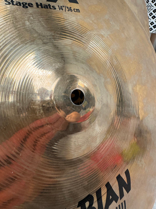 Sabian AAX Stage Hats 14”/36cm Hi Hat Cymbals (Pair) #OG14