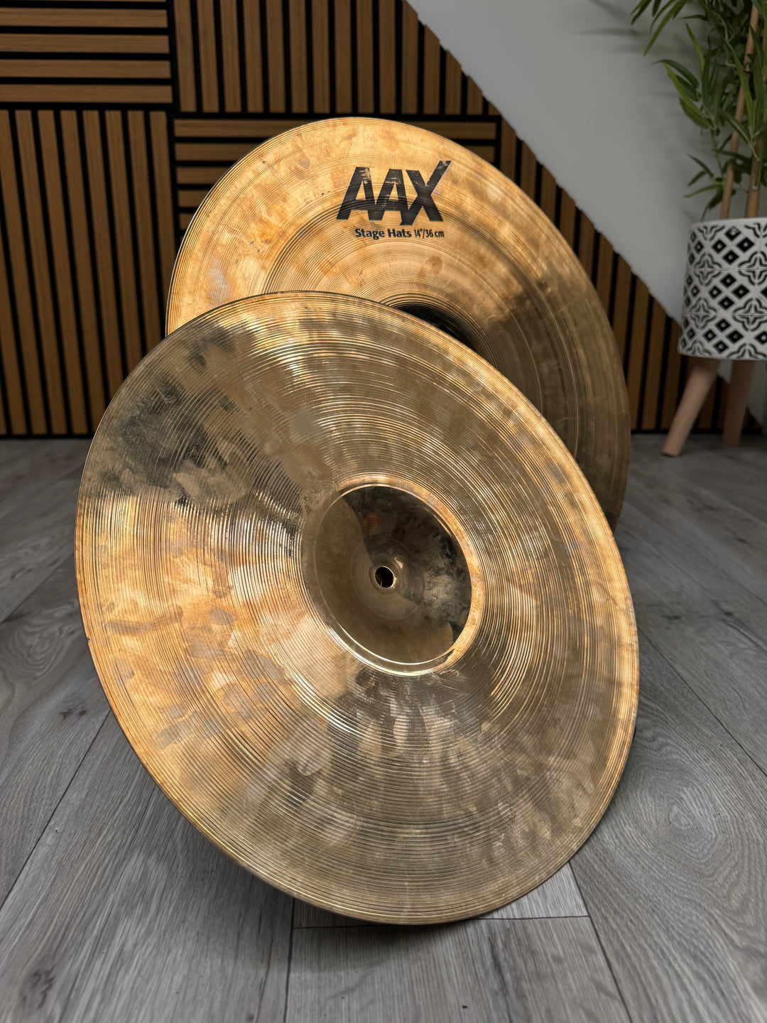 Sabian AAX Stage Hats 14”/36cm Hi Hat Cymbals (Pair) #OG14