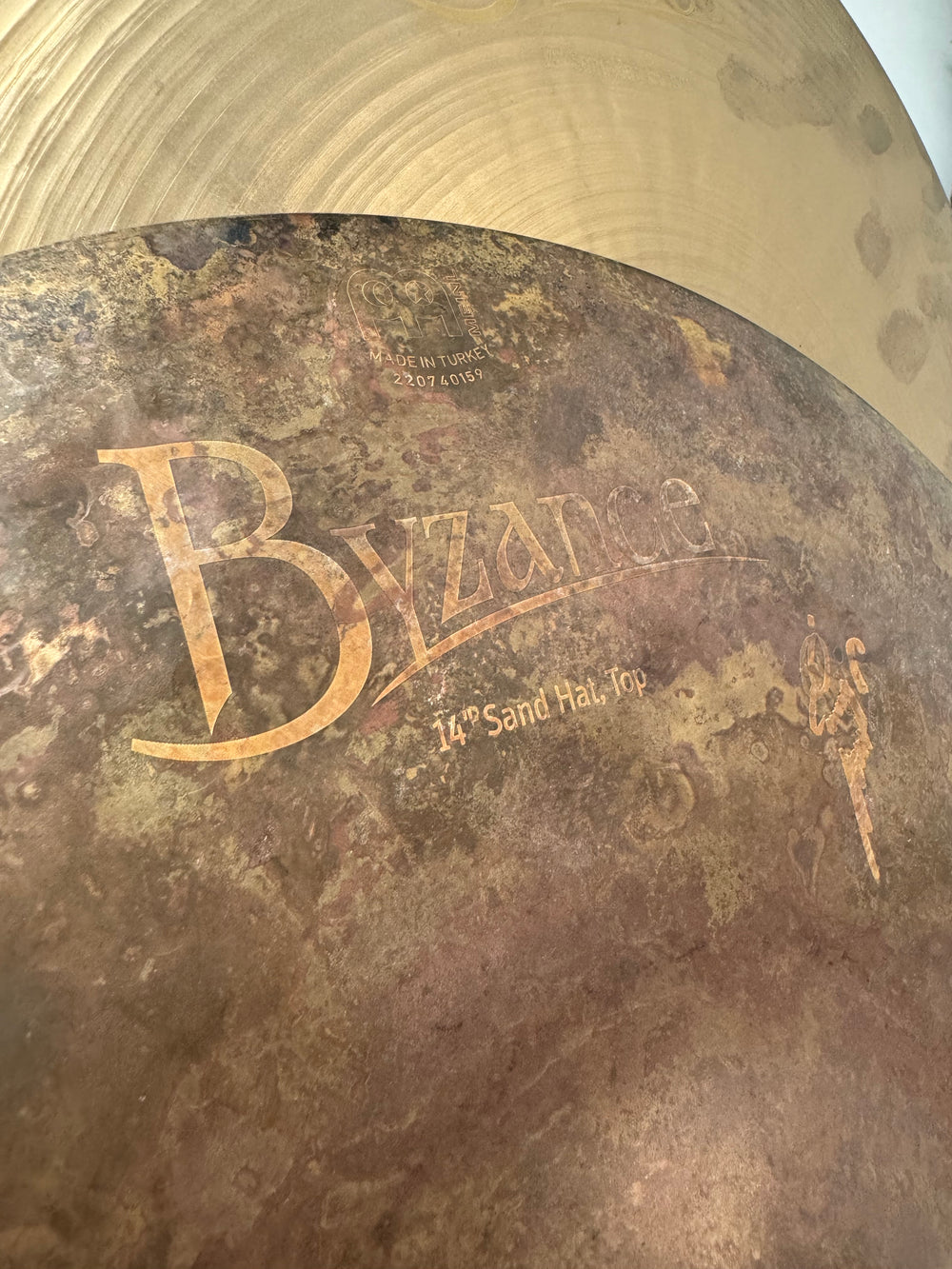 Meinl Byzance Sand Benny Greb 14”/36cm Hi Hat Cymbals (Pair) / Vintage #OG15