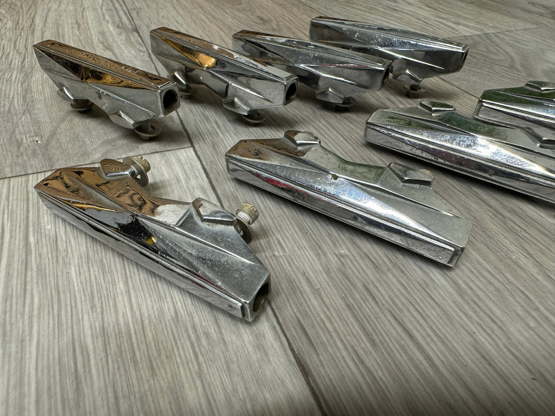 Vintage Dallas President Snare Drum Lugs Hardware x8 #VR122