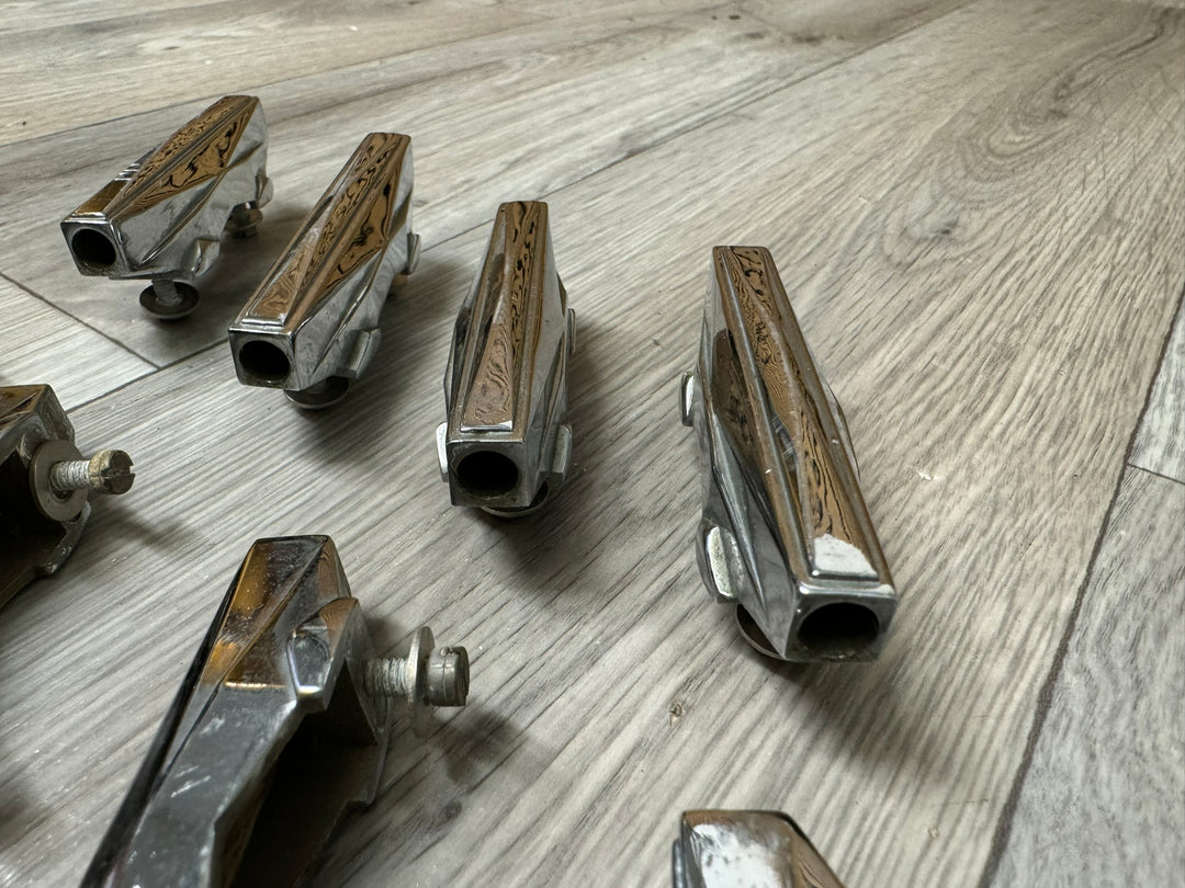 Vintage Dallas President Snare Drum Lugs Hardware x8 #VR122