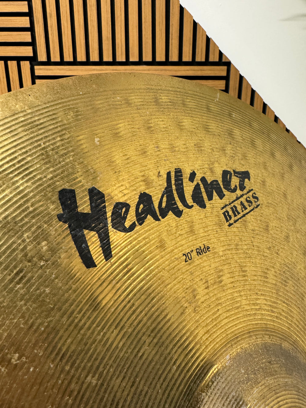 Meinl Headliner Brass Ride 20”/51cm Ride Cymbal Drum #OX5